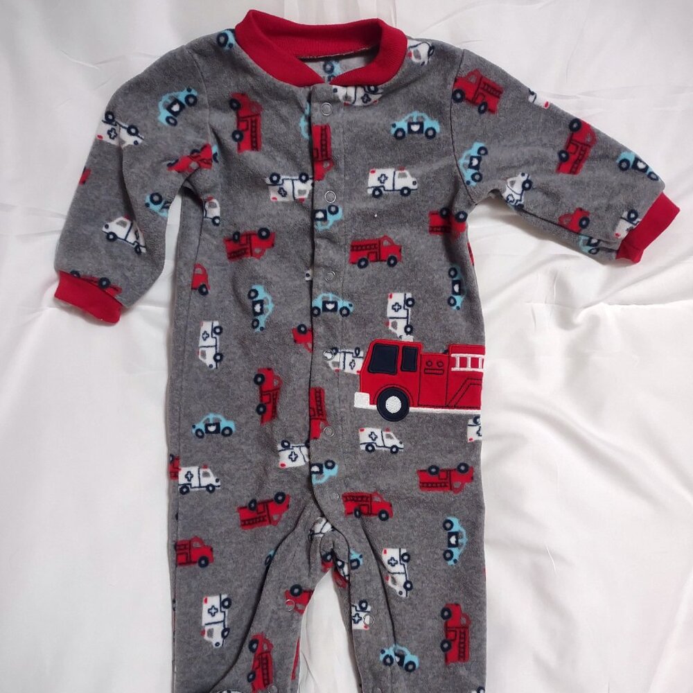 Boys' One Piece Fleece Sleeper